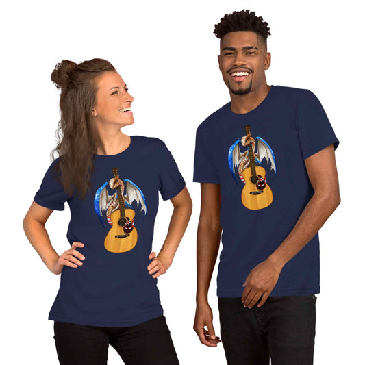 Country Music Dragon Unisex t-shirt