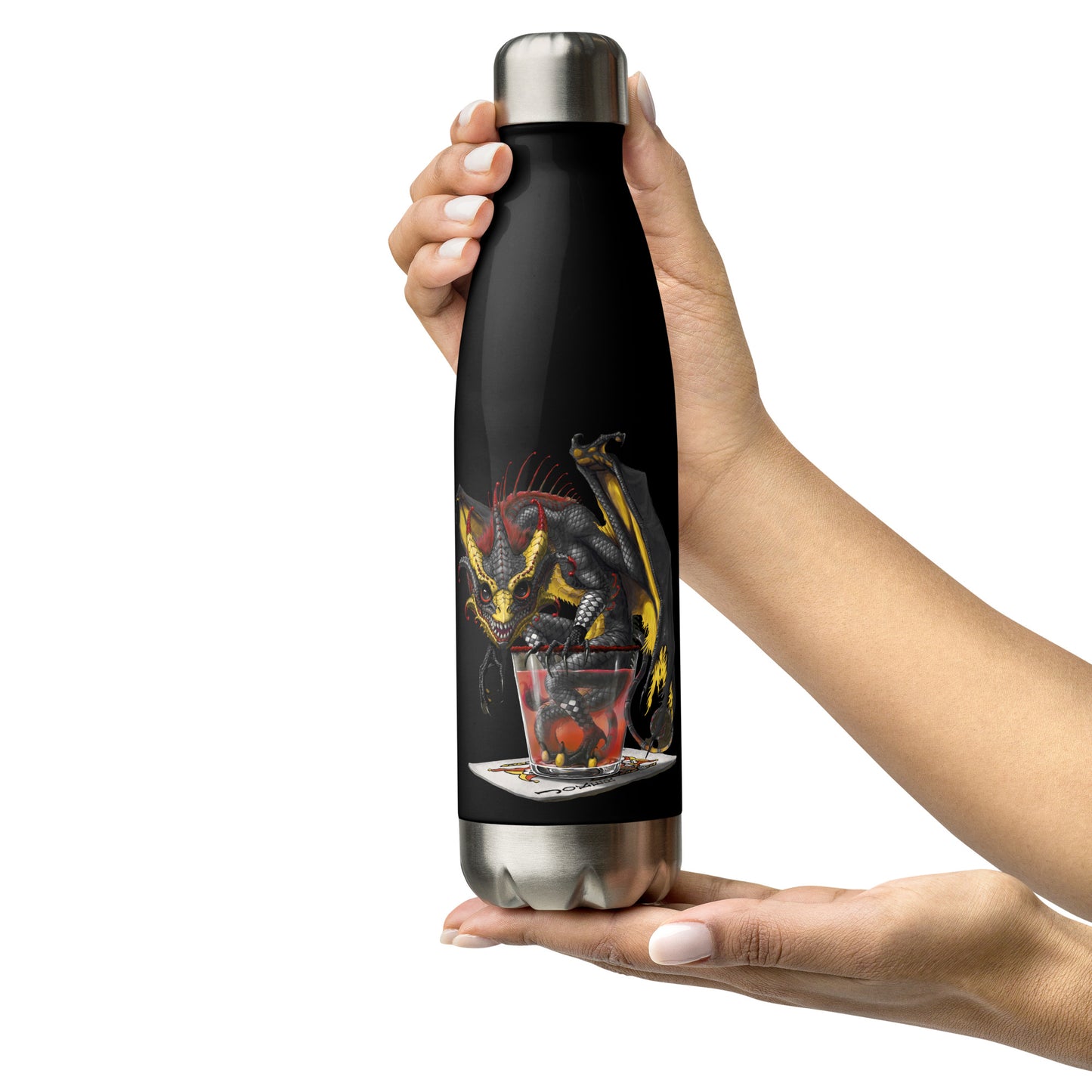 Joker Card Stainless 17oz steel water bottle - Free USA Shipping