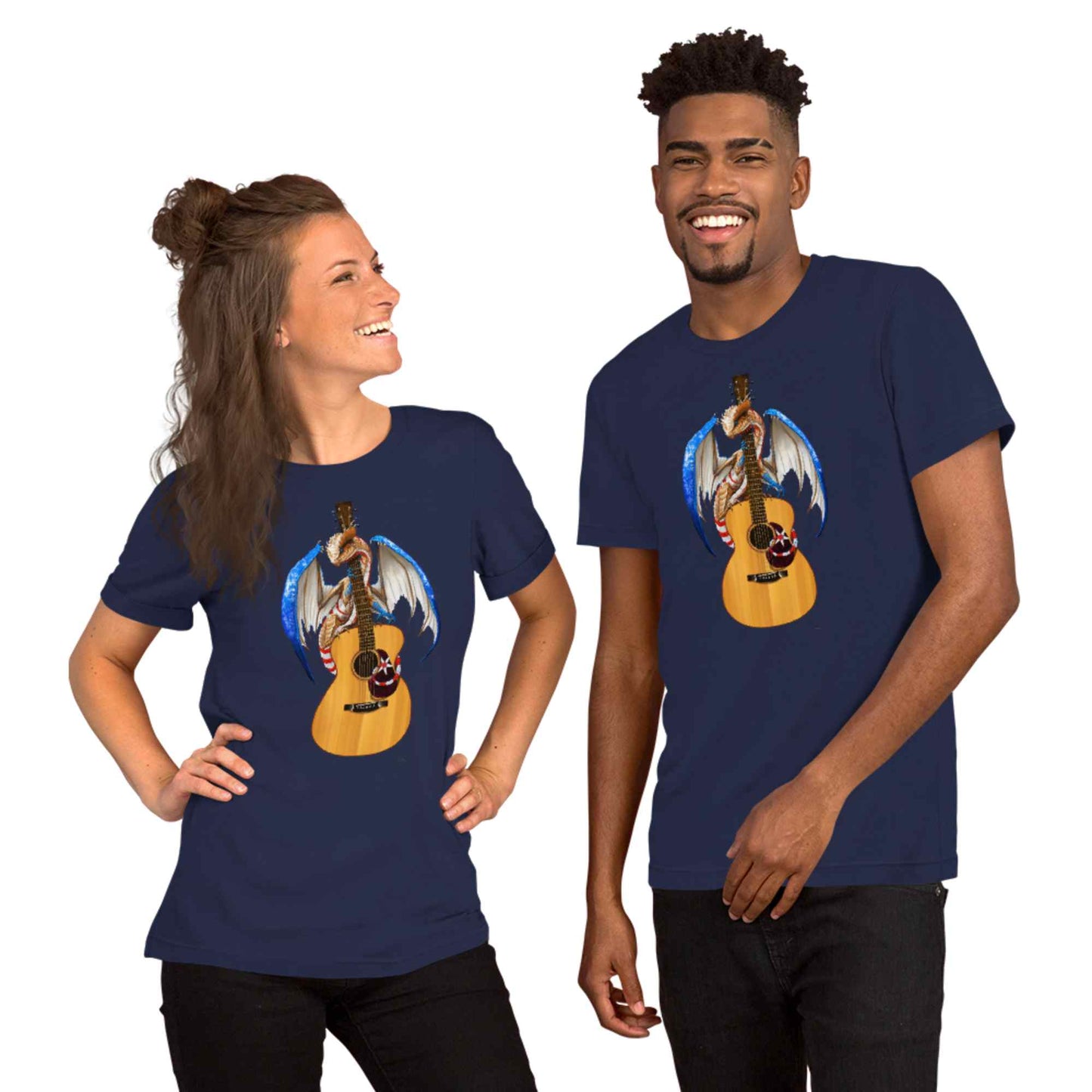 Country Music Dragon Unisex t-shirt