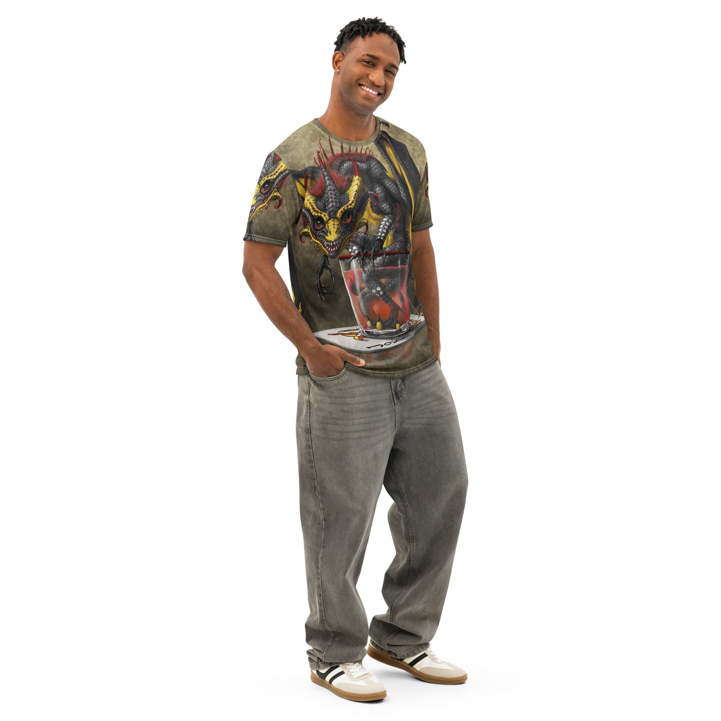Joker Card Men’s cotton crew neck t-shirt - Free USA Shipping