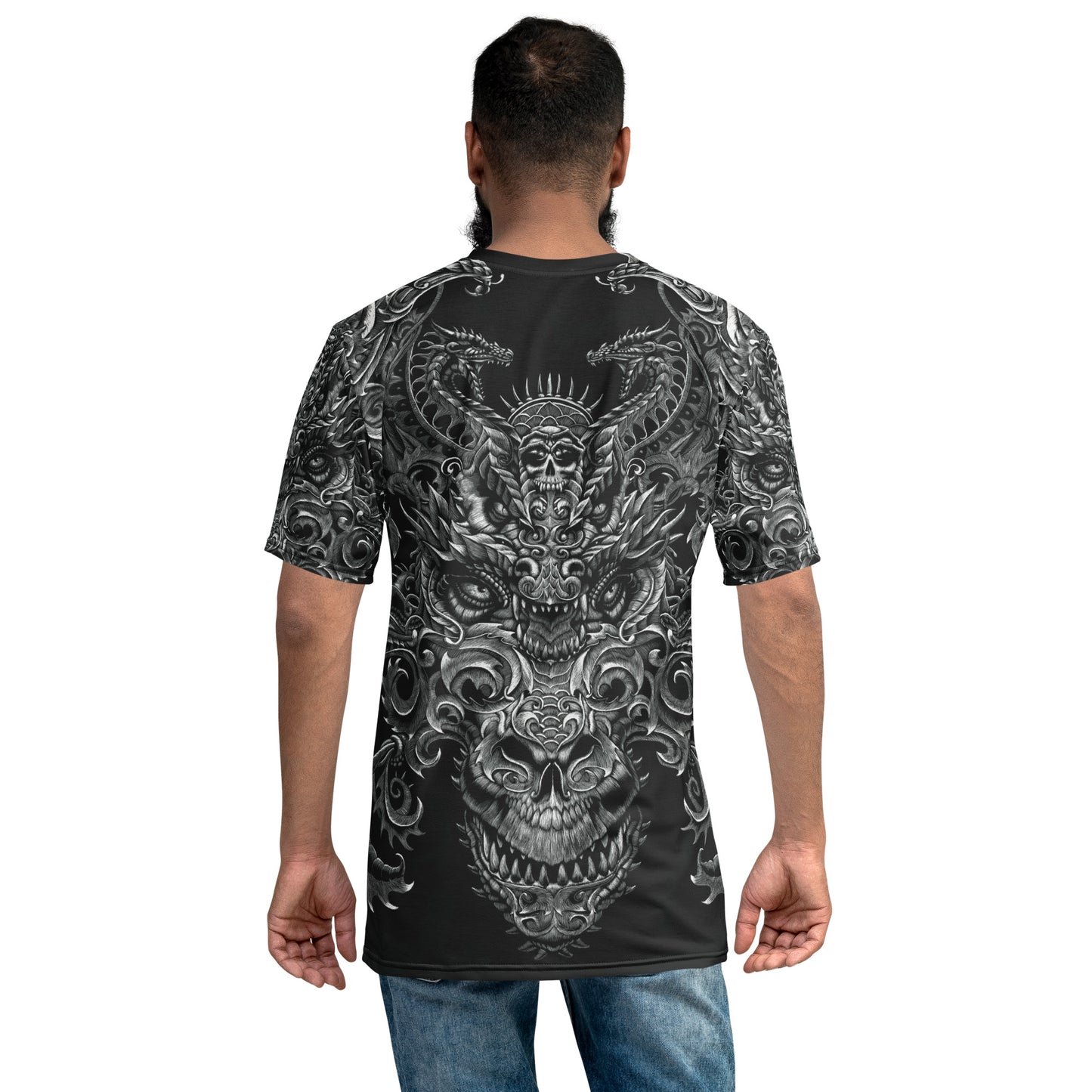 Ornate Dragon Men's t-shirt - Free USA Shipping