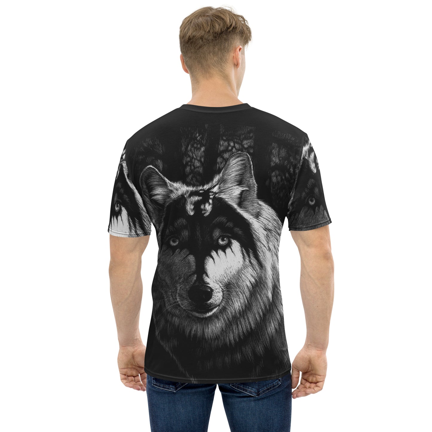 Dragon Wolf Men's t-shirt - Free USA Shipping