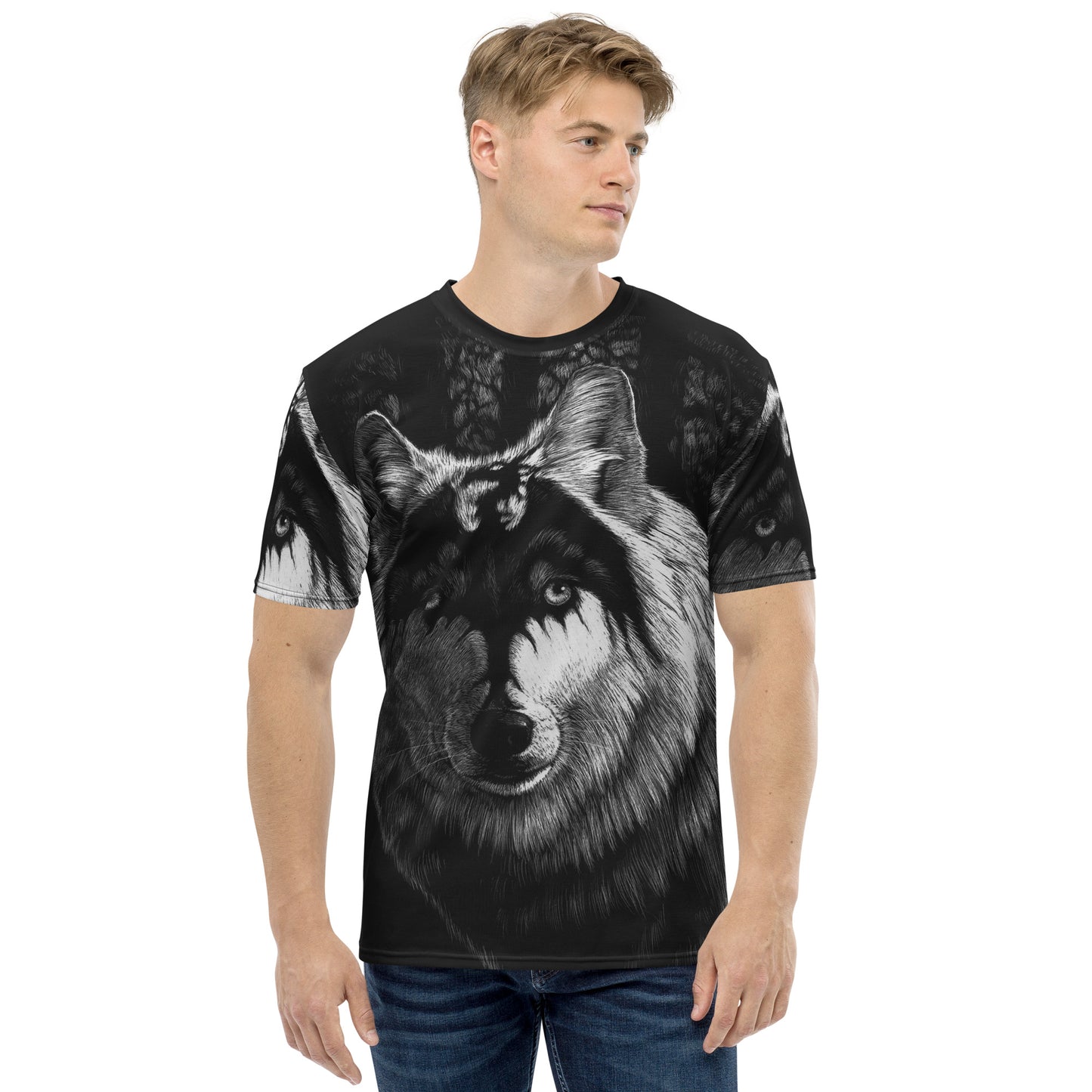 Dragon Wolf Men's t-shirt - Free USA Shipping