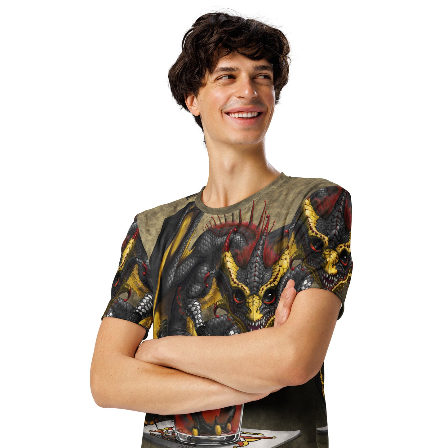 Joker Card Dragon Men's t-shirt