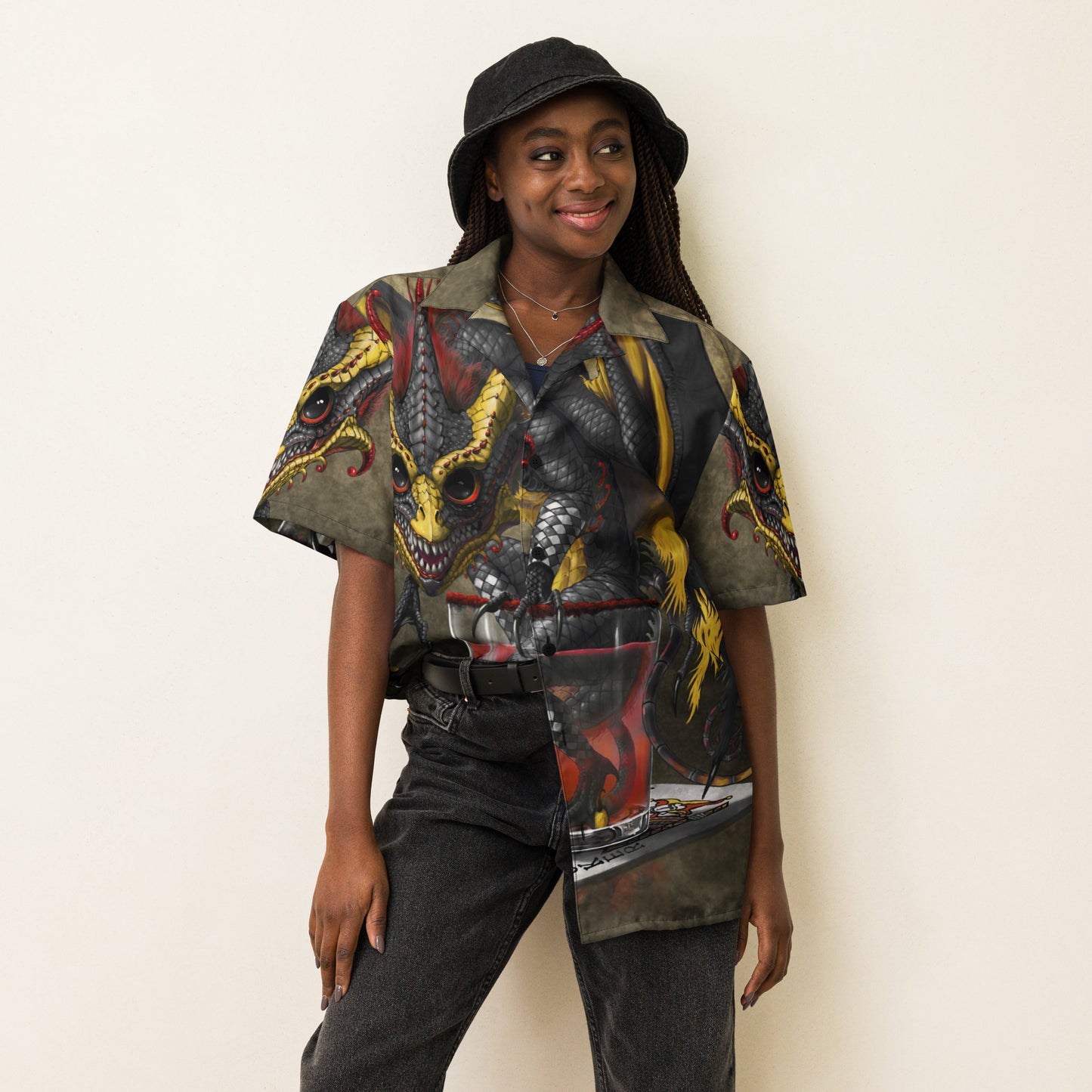 Joker Card Unisex button shirt - Free USA Shipping