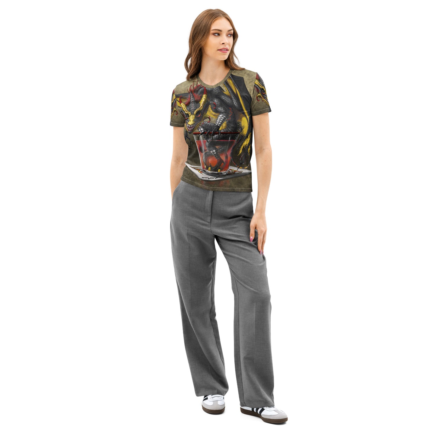 Joker Card Women’s cotton crew neck t-shirt