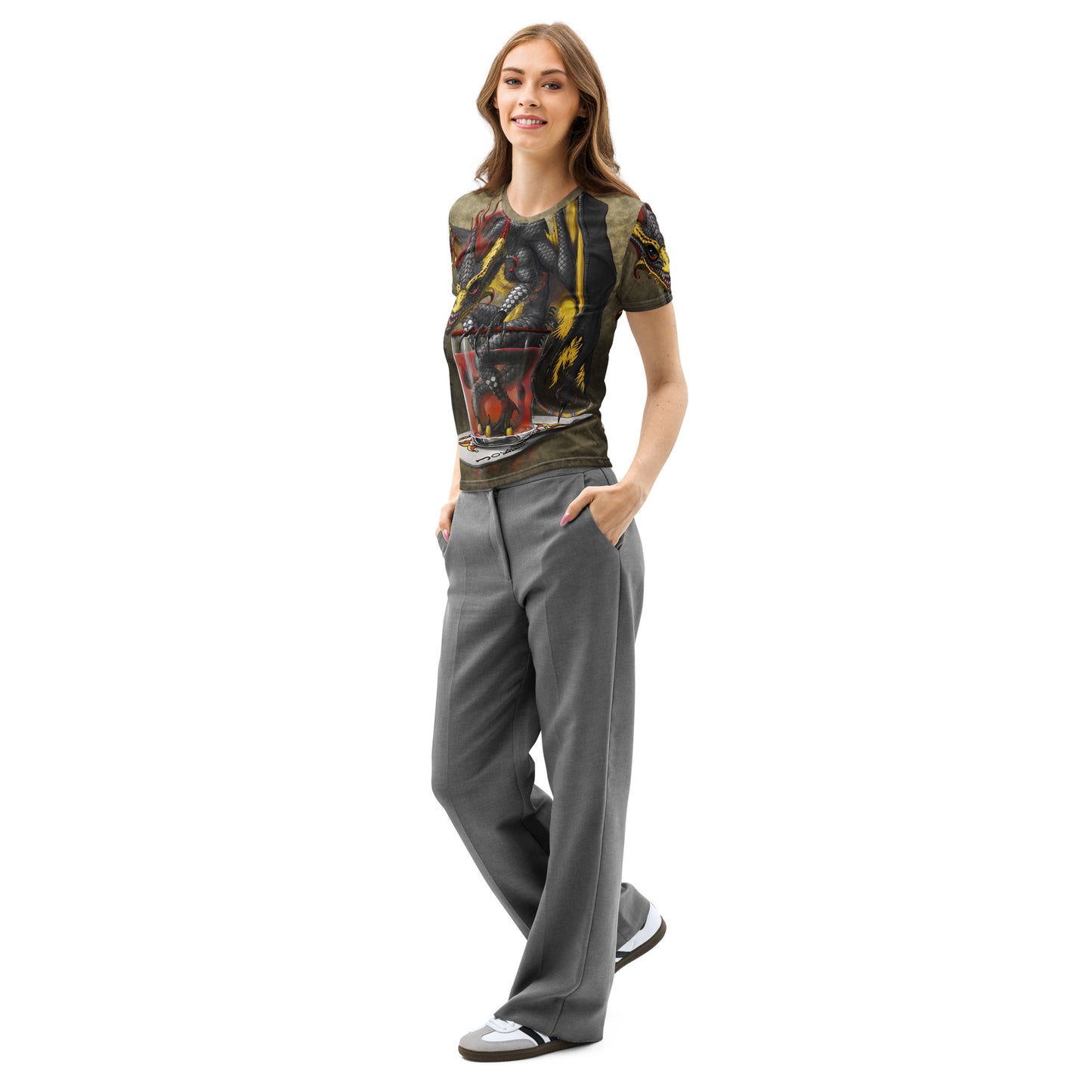 Joker Card Women’s cotton crew neck t-shirt
