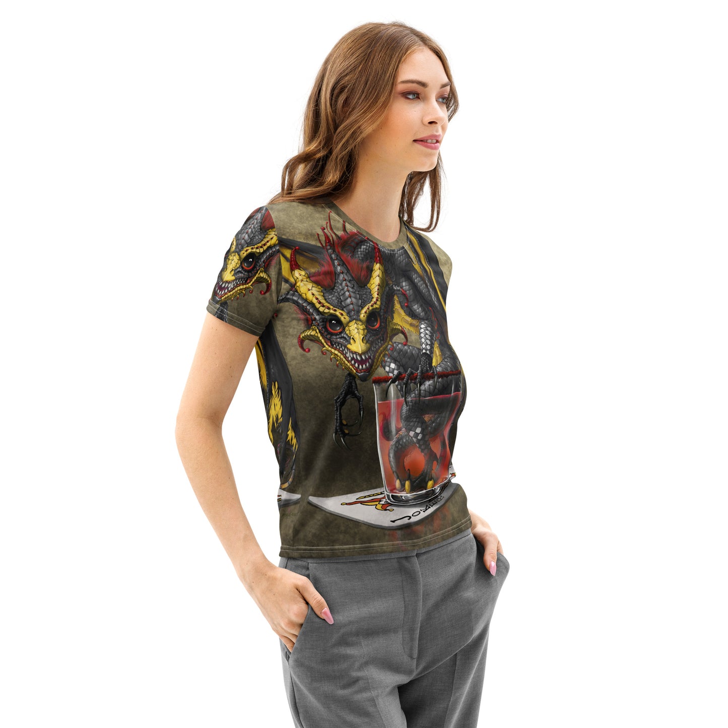 Joker Card Women’s cotton crew neck t-shirt