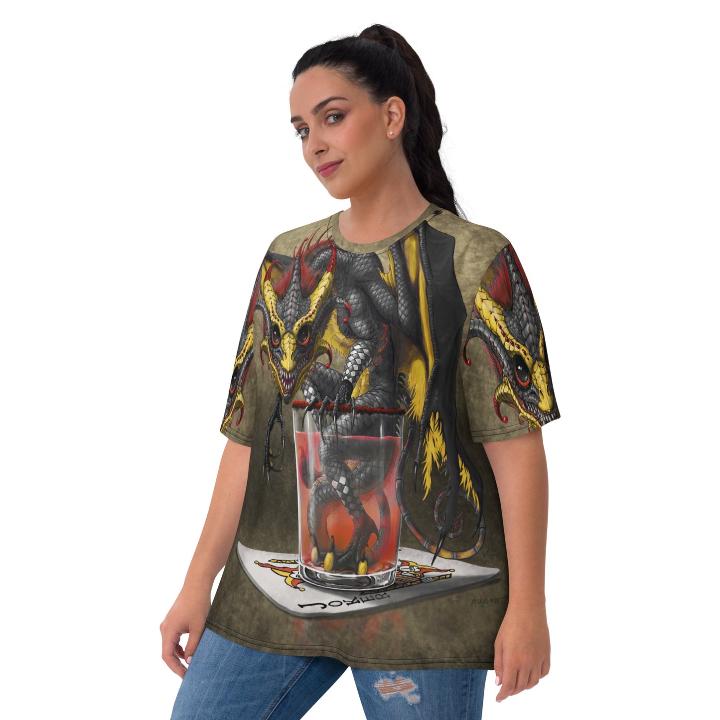 Joker Card Dragon Women's T-shirt