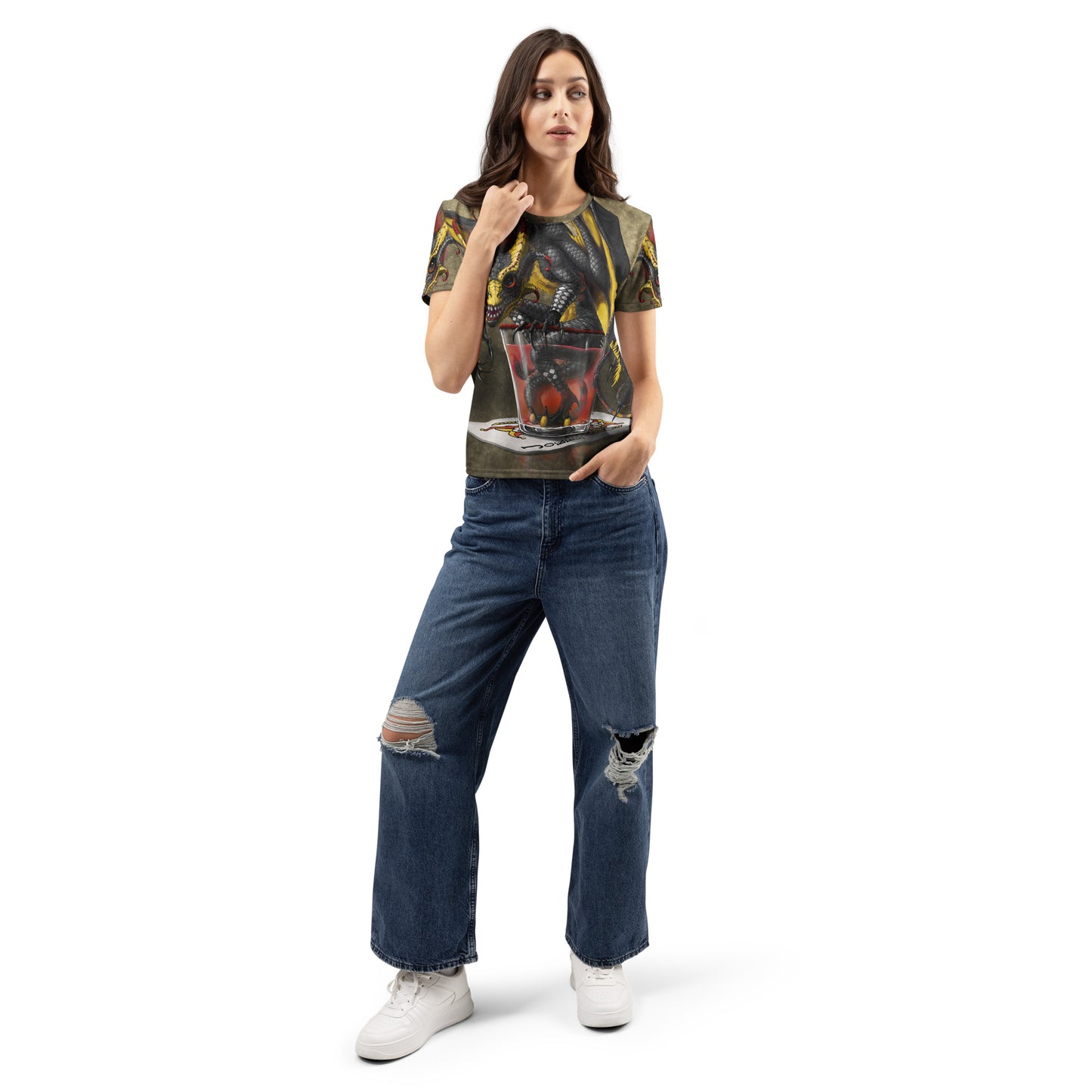 Joker Card Dragon Women's T-shirt