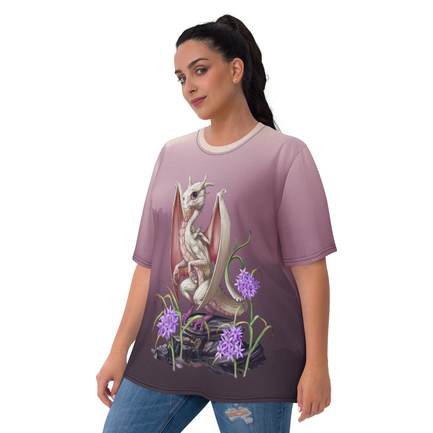 Garlic Dragon watercolor Women's T-shirt