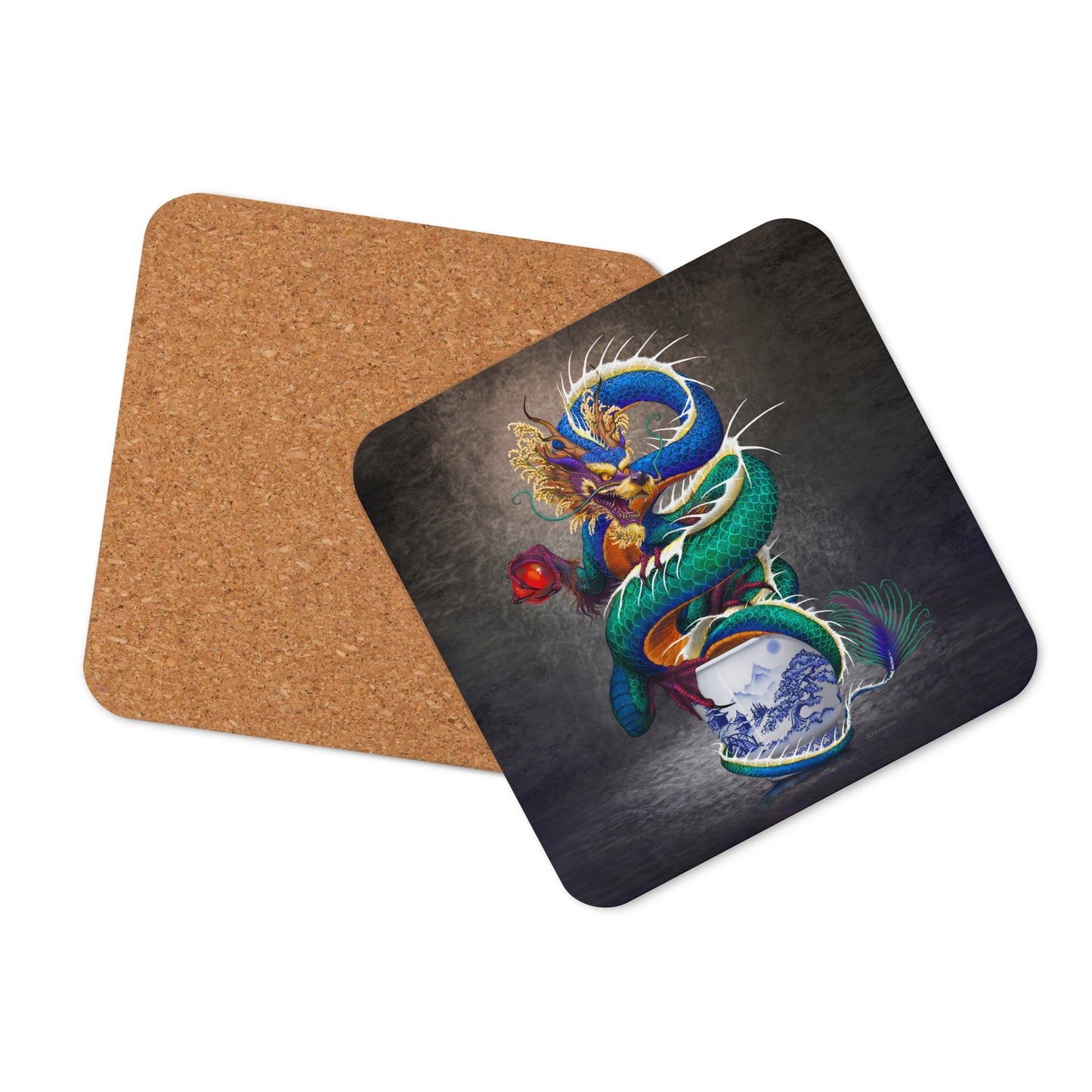 Sake Cork-back coaster - Free USA Shipping - Buy 4 get 20% off using code coaster4