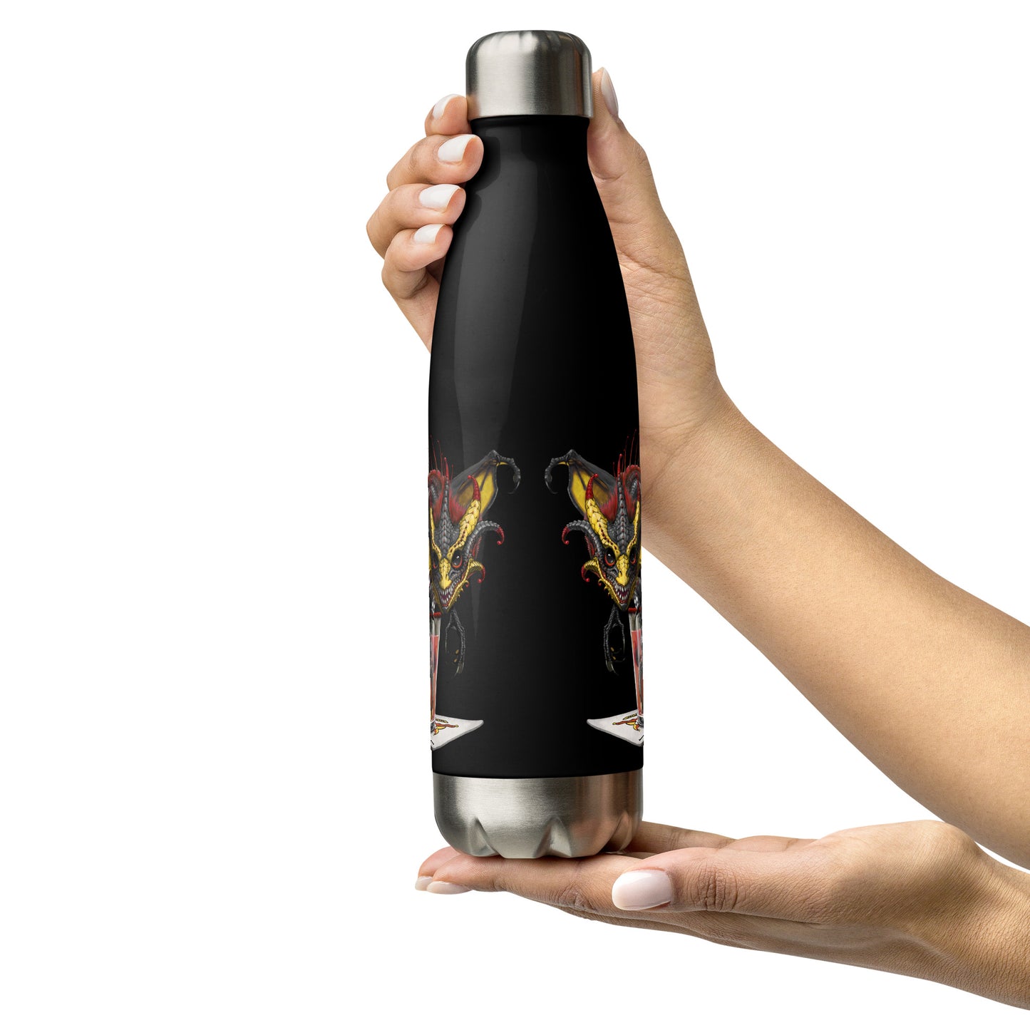 Joker Card Stainless 17oz steel water bottle - Free USA Shipping
