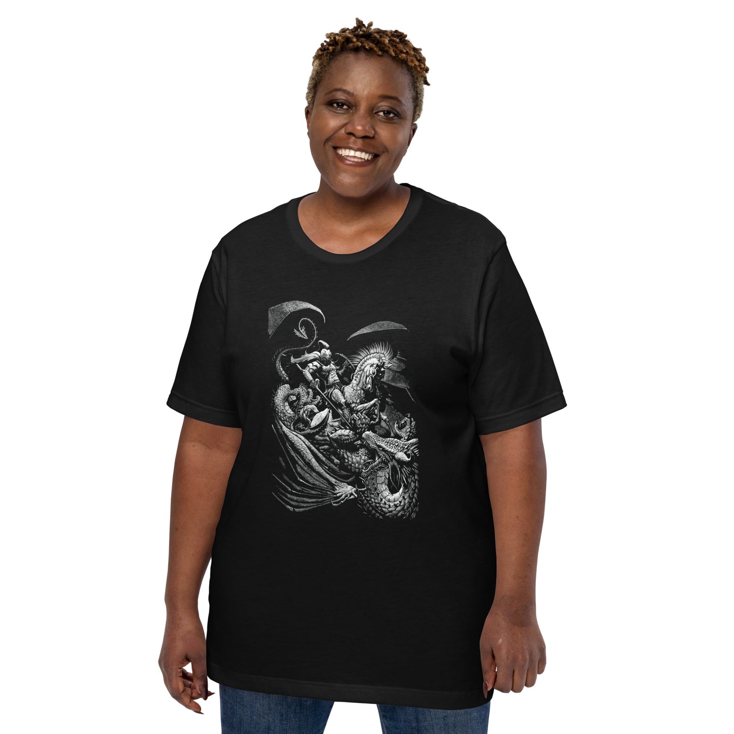 St George and the Dragon Unisex t-shirt - Free USA Shipping