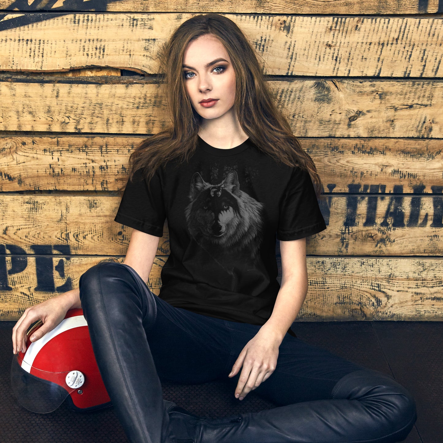 Dragon Wolf Unisex t-shirt - Free USA Shipping