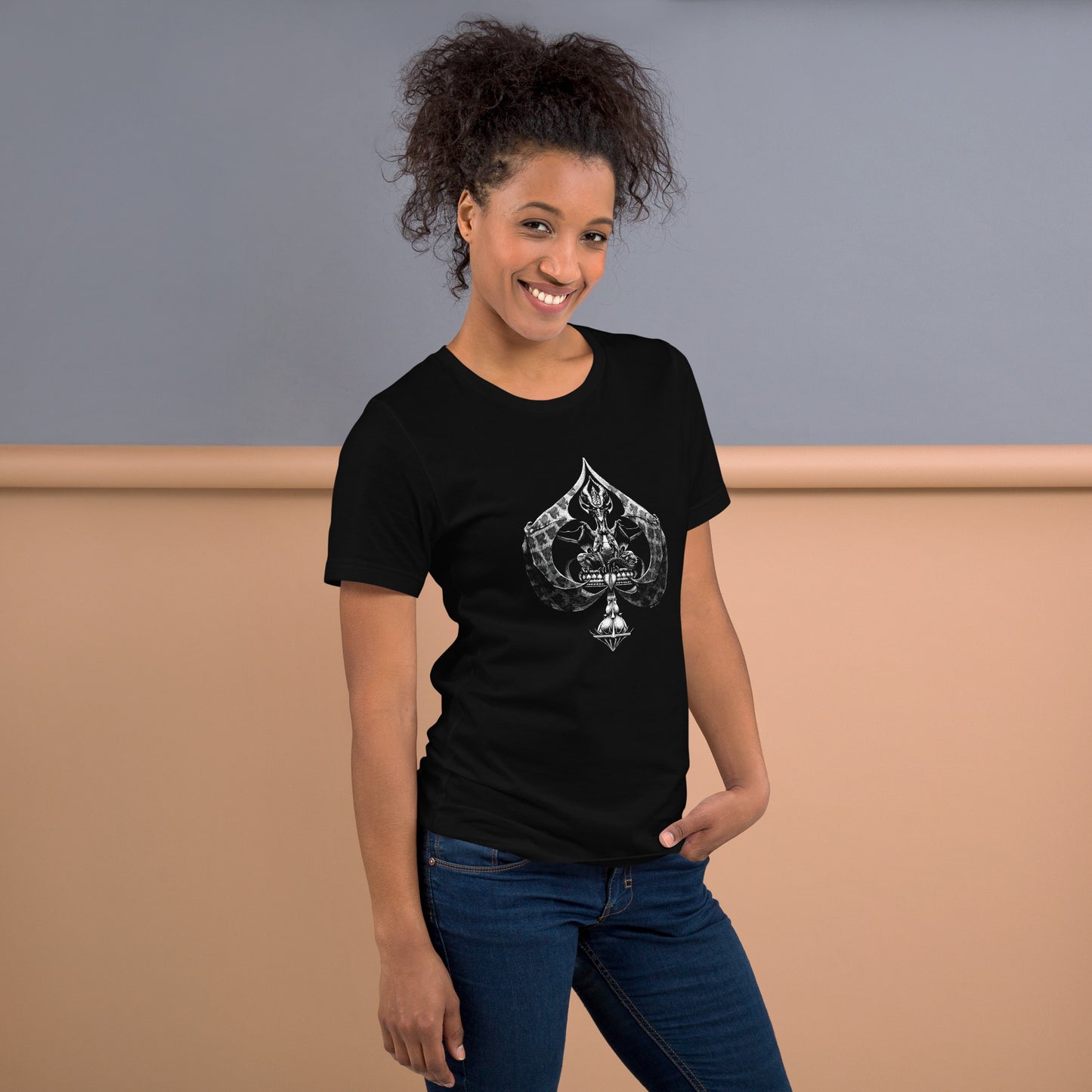 Dragon of Spades Unisex t-shirt - Free Shipping