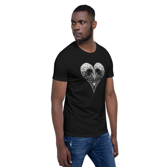Dragon of Hearts Unisex t-shirt - Free USA Shipping