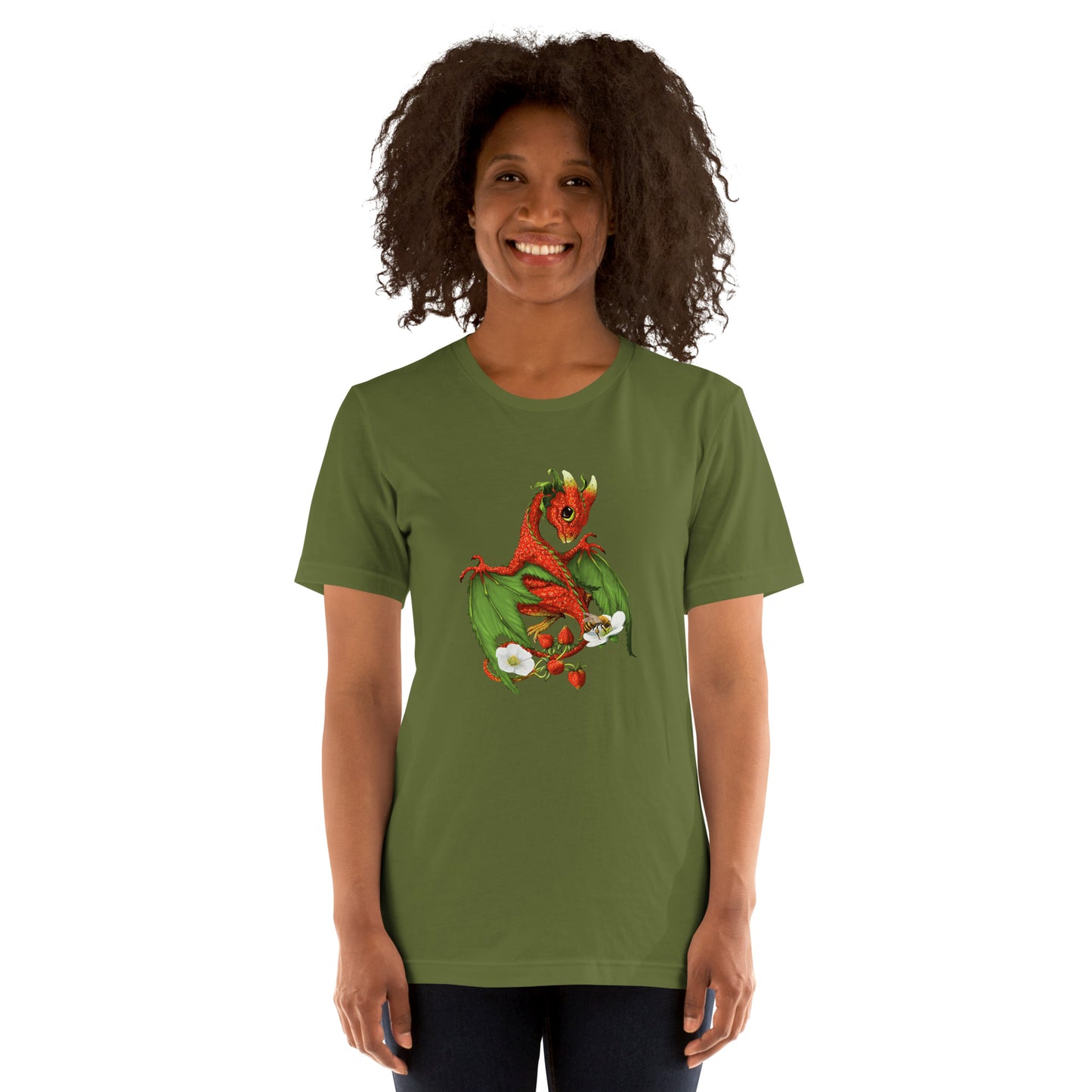 Strawberry Dragon Unisex t-shirt - Free USA Shipping
