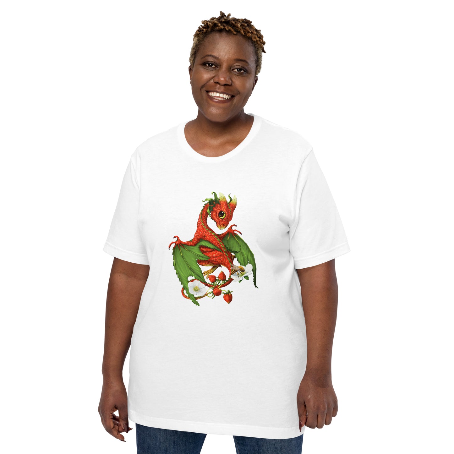 Strawberry Dragon Unisex t-shirt - Free USA Shipping